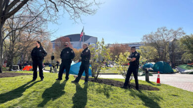 police-detain-100-in-pro-palestinian-protest-camp-at-boston’s-northeastern-university